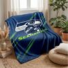 Seattle Seahawks Flannel Fleece Blanket Cozy Warm Throw Blanket For Couch Bed Travel All Season Use