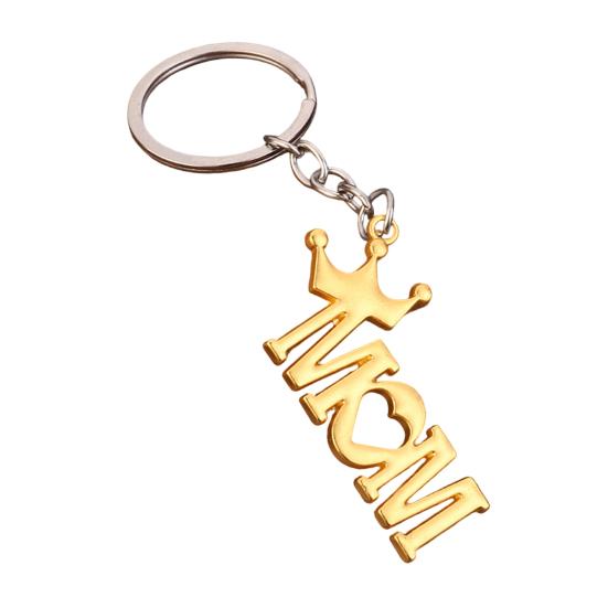 

Keychain Pendant Lightweight Metal Texture Portable Key Ring Practical Stylish Keychain for Mother s Day/Father s Day B