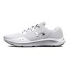 Under Armour Charged Pursuit 3 White Metallic Silver Men Sneakers 3024878-101