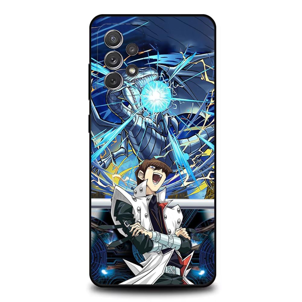 Yu-Gi-Oh Anime Phone Case For Samsung S25,S24,S21,S22,S23,S30,Ultra,S20,Plus,Fe,Lite,Note,10,9,5G Black Cover