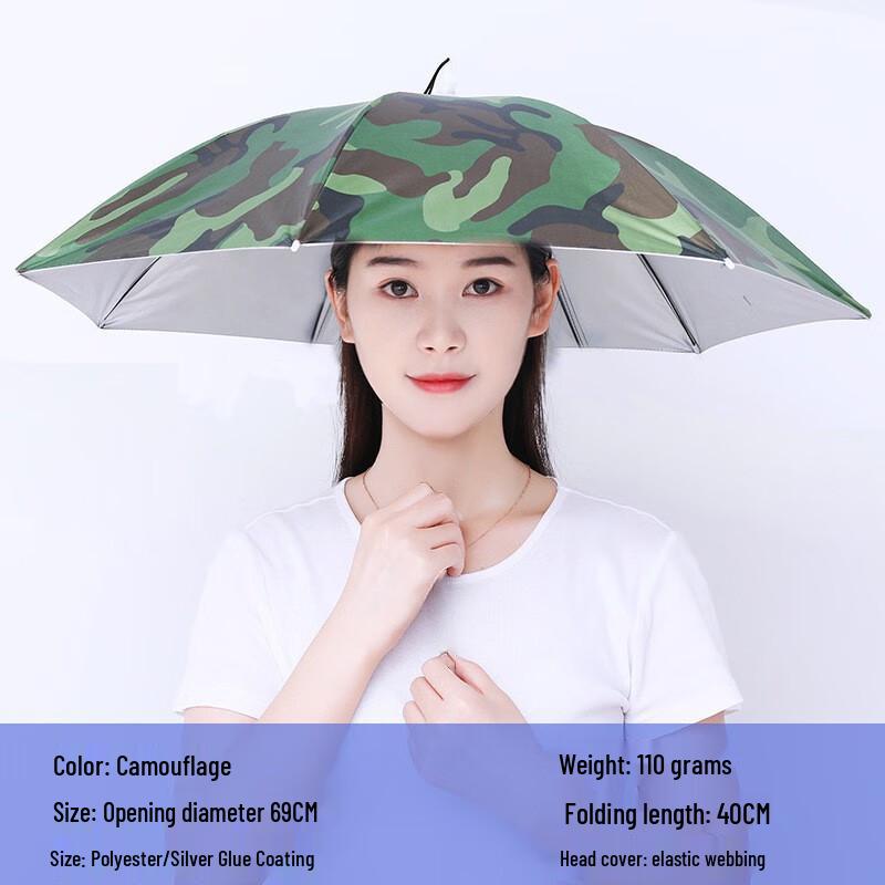 Рыболовный зонт-шляпа Nanqiao без рук
