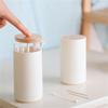 Fashion Simple Home Hand Pressure Cotton Swab Holder Toothpick Holder Storage Box Cotton Swab Storage Box