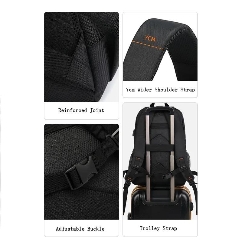 Waterproof Camera Backpack Large Capacity Dslr Bag With Laptop Compartment, Outdoor Photography Hiking Travel Backpack For Canon Nikon Sony Dslr Camer