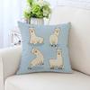 Cute Cartoon Alpaca Pillowcase Car Ornaments Office Living Room Sofa Home Pillowcase