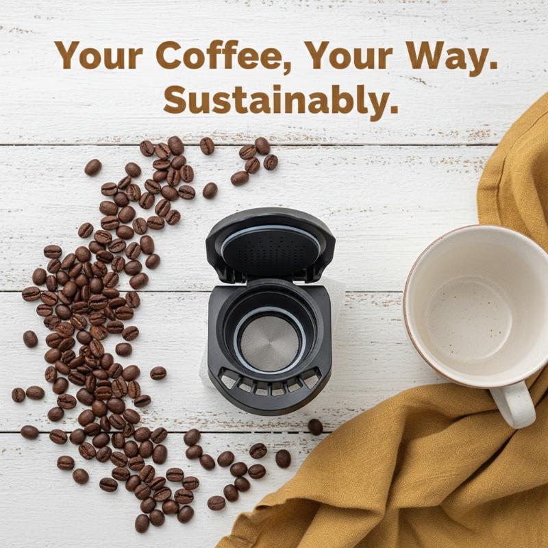 Dolce Gusto Wiederverwendbarer Kaffeekapsel-Adapter Langlebiger Umwandlungs-Pod für mehrere Getränkepräferenzen zu Hause oder im Büro