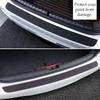 Car Rear Bumper Protector Guard, Universal Rubber Scratch Resistant Trunk Door Entry Guards Accessory Trim Cover, Scratch-Resistant Boot Sill