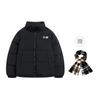Li Ning Sports Life Collection FW22 Down Jacket Winter Unisex Black AYMS307-4