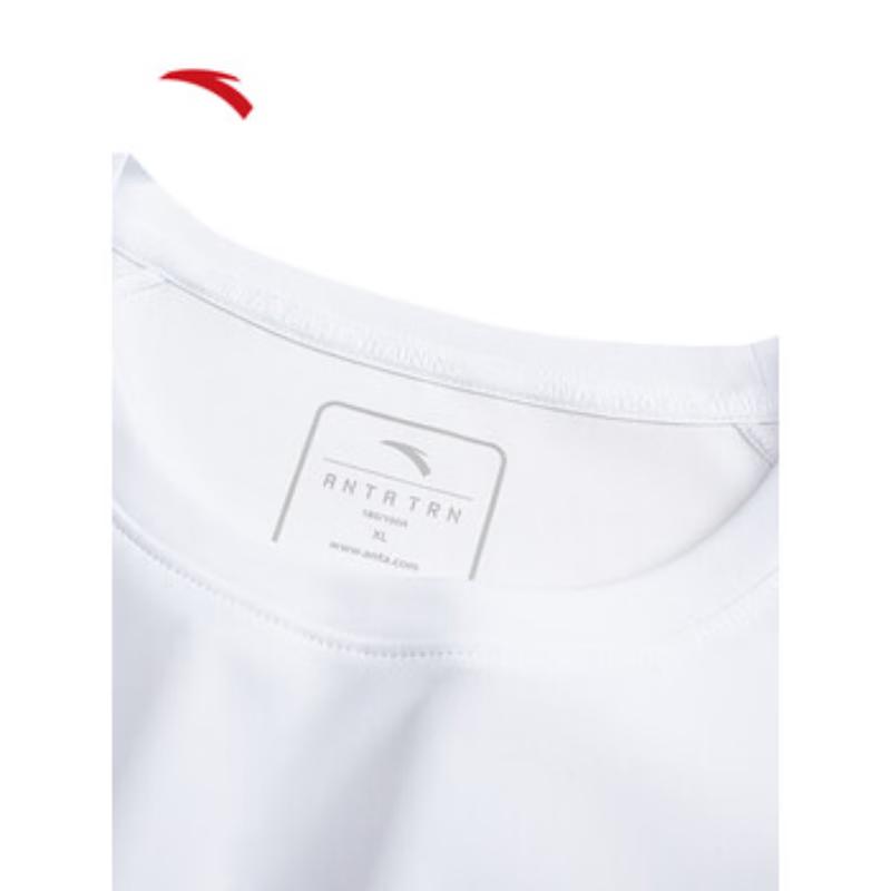 Anta Herren T-Shirt mit kurzen Ärmeln, schnelltrocknend