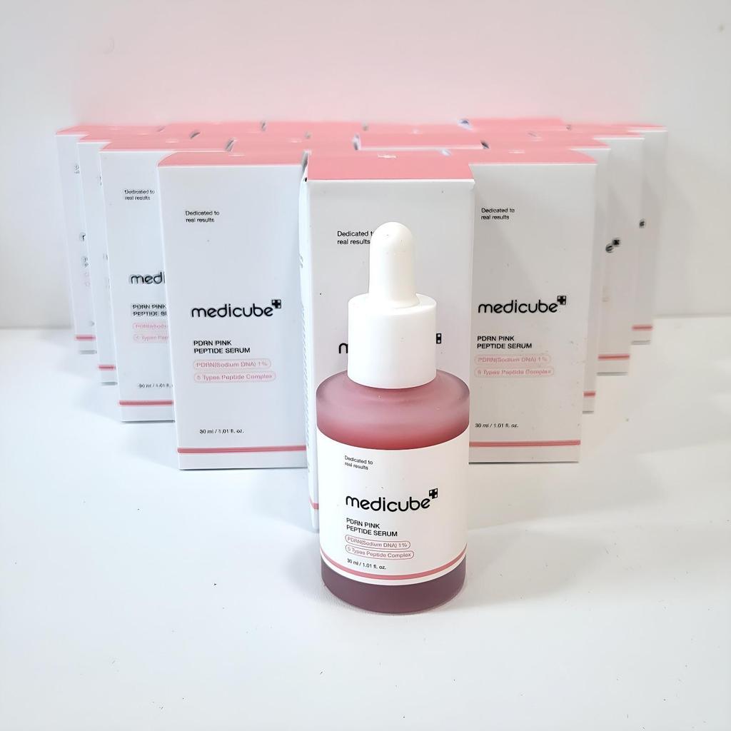 medicube PDRN Pink Collagen Capsule Cream 55g + Pink Peptide Ampoule 30ml Set + Free Mask Sheet