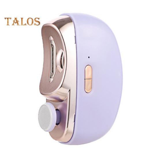 

Электрические кусачки для ногтей для пожилых людей 3-в-1 автоматический триммер для ногтей с полировкой Электрический триммер для ногтей для взрослых пожилых детей Портативный электрический маникюр фиолетовый