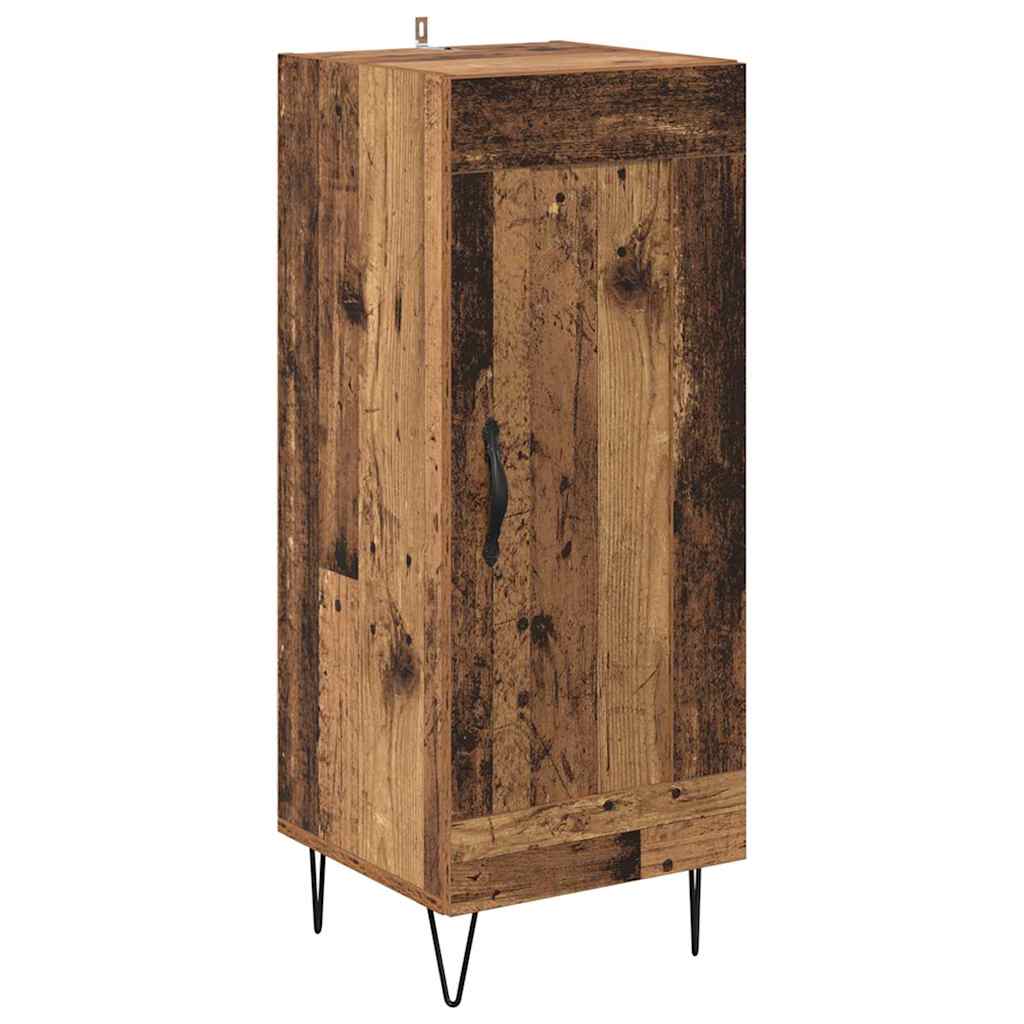 Highboard Reclaimed Wood 34.5 x 34 x 90 cm Engineered Wood