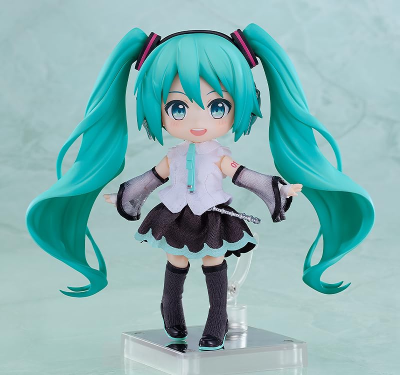 GOOD SMILE COMPANY Nendoroid Doll Piapro Characters Hatsune Miku NT and Plastic Painted Movable Figure Non-Scale Cloth, Magnet,