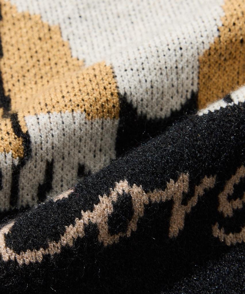 STCO Diems Animal Round Knit_Black (Semi-Oversized Fit)_Dktxa61Cpb