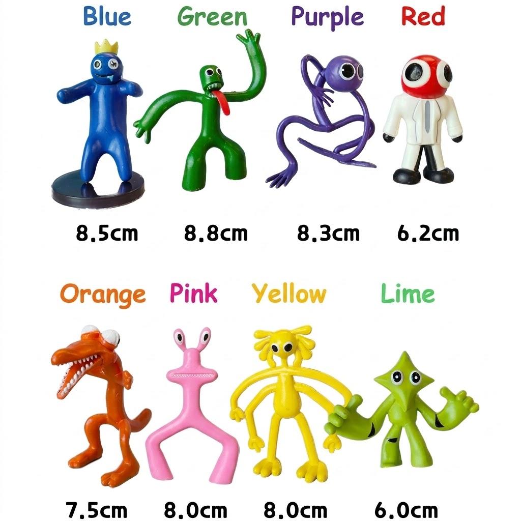 [Rainbow Friends] Figure K&B (8 types) set / Building Block 8-Variety Full Box, Popular toys for Korean children