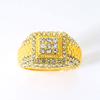 Men's Hip-hop Fashion Brand Street Dance Ring High-end Zircon Ring