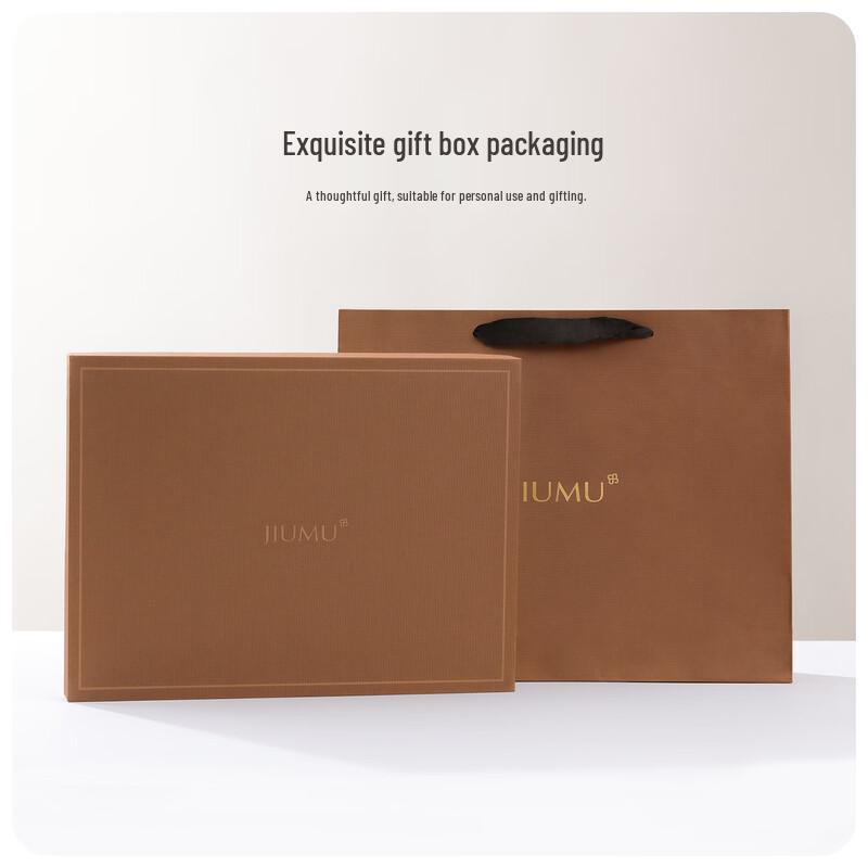 JIUMU Men's 100% Cashmere Plaid Scarf