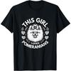 Pomeranian Shirt Girls Pomeranian Lover Girls Pomeranians T-Shirt