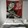 Scarface Wall Tapestry Aesthetic Wall Hanging Printed Fabric Blanket Decorative Tapestries for Bedroom Living Room Home Decor