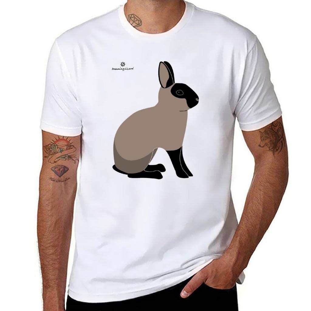 Black Sable Rabbit TShirt Festival Party Tee Top