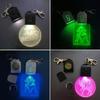LED Keychain Festival Pattern Luminous Keyring for Outdoor Emergency Daily Use