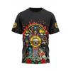 Japanese Geisha 3D Printing summer Men's Lightweight Breathable T-shirt Street Trend Fashion Wear Casual Top Moisture Wicking