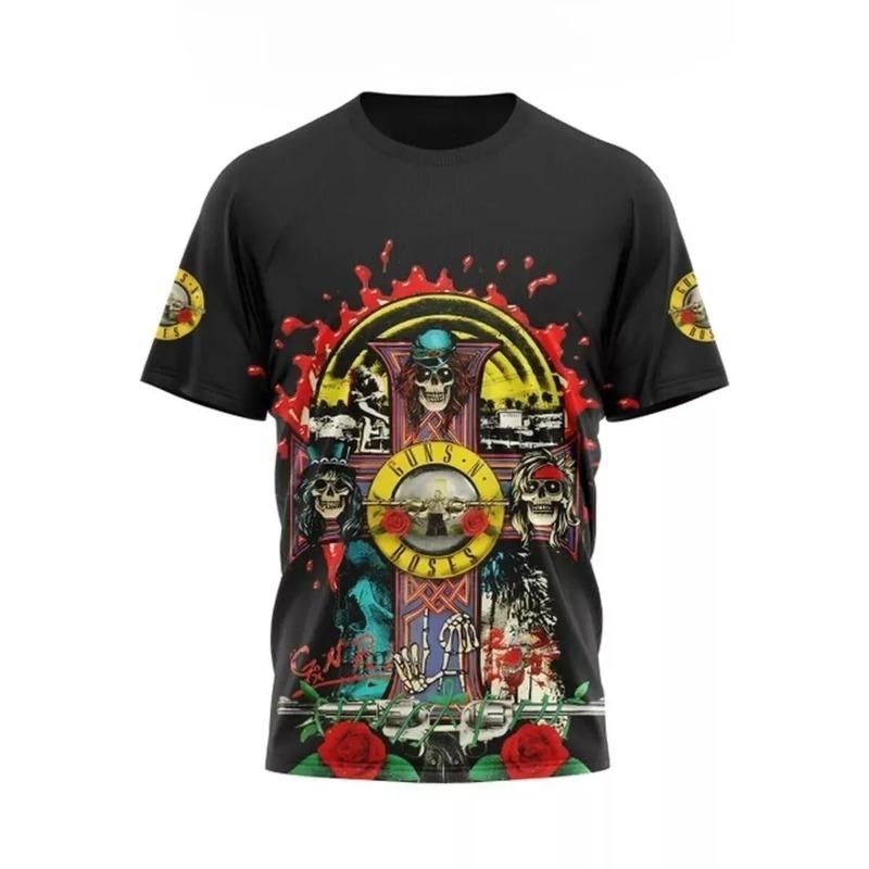 Japanese Geisha 3D Printing summer Men's Lightweight Breathable T-shirt Street Trend Fashion Wear Casual Top Moisture Wicking