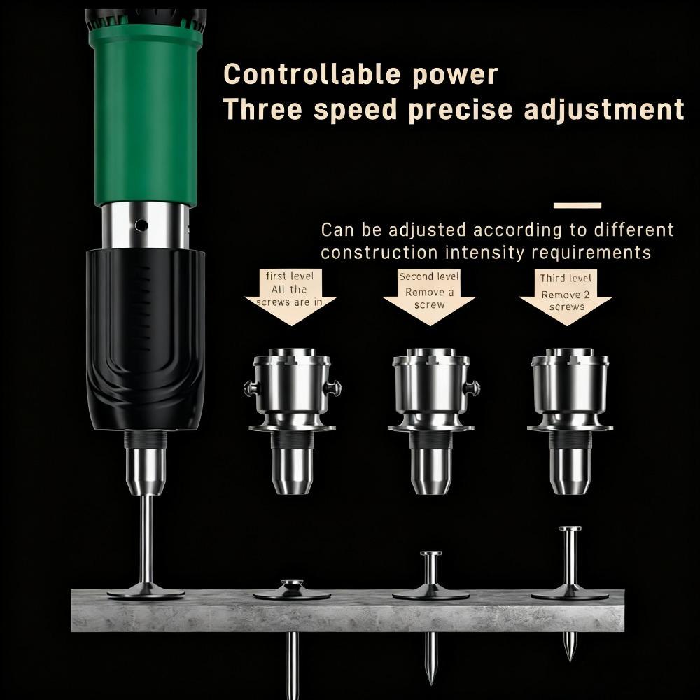 Silencing Cannon, Nail Shooting Gun, Wall Fastener, Nail Fixing Cable Tray, Hang Card, Pipe Clamp Installation, Ceiling Artifact