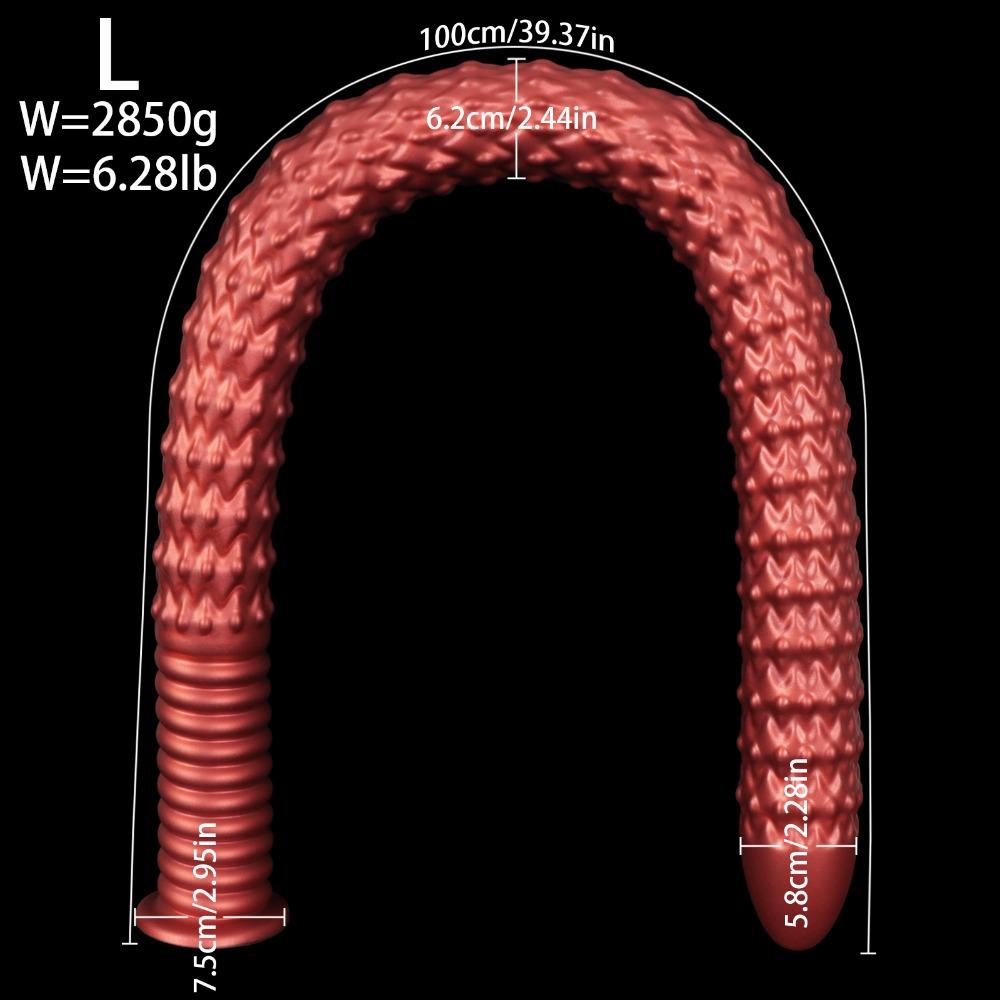 Extra Long Deep Anal Plug Threaded Silicone Anal Trainer for Men Women Personal Use