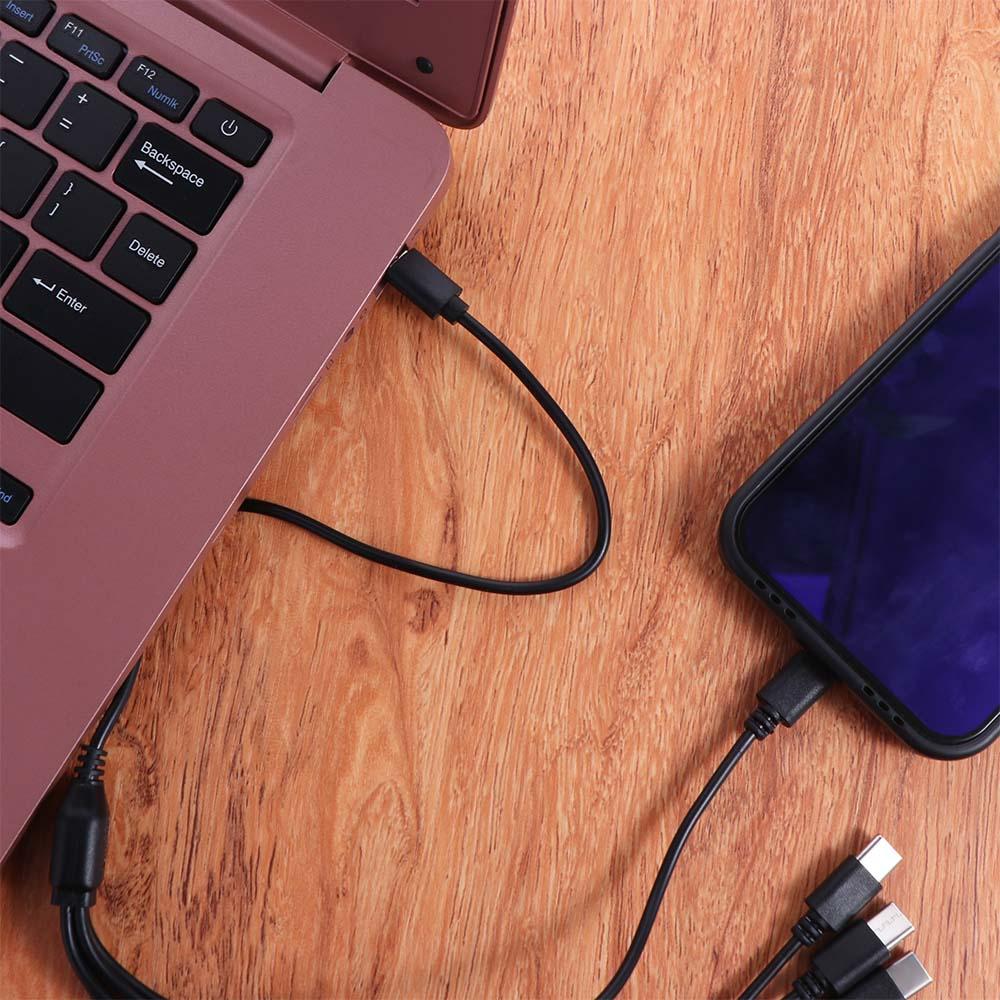 Micro-USB USB C Splitter Cable 6 in 1 Type-C Type-c  6 in 1 Charging Cable  Tablet