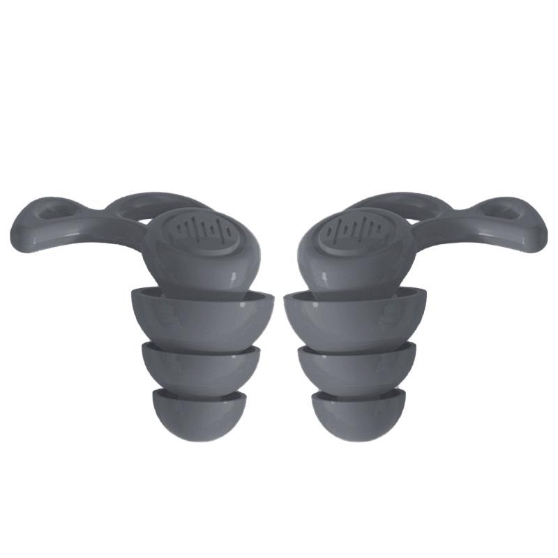 3 Layers Ear Plugs For Sleep Noise Reduction And Muting Silicone Earplugs Reusable Hearing Protection Sound Blocking Earplugs
