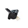 ABMS-Pressure Sensor; Sensor; MPX10DP ZIP-4 Electronic Component Color: Black Material: PC+Metal Contains: 1Xpressure Sensor