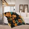 Movie M Mission I Impossible  Flannel  Blanket Suitable for Sofa Living Room Bedroom