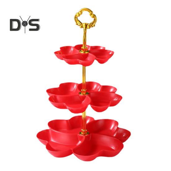 

Фруктовая корзина-подставка для кухонной столешницы, 3-х уровневая, экономящая место подставка для фруктов, поднос для еды, органайзер для фруктов, закусок и десертов