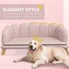 Pet Sofa for Medium and Large Dogs Up To 25 Kg, Sturdy Wood, Padded, Pink