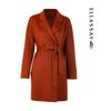 ELLASSAY Women's Mid-Length Wool Coat