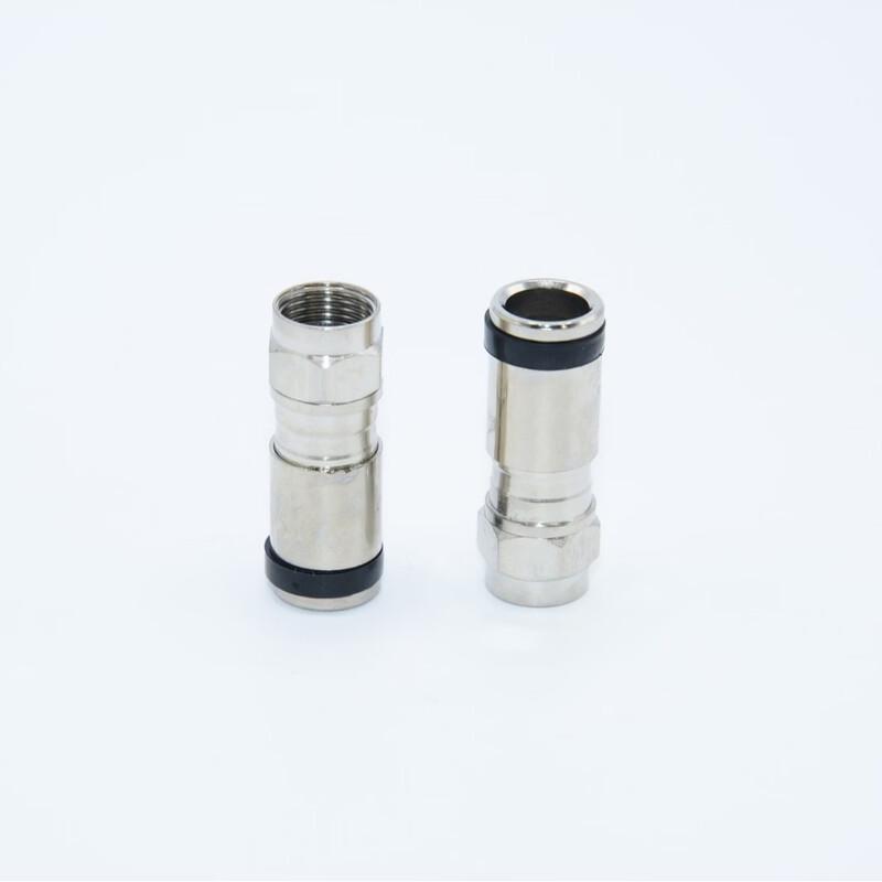 RG6 All-Copper Compression F-Connector (10-pack)
