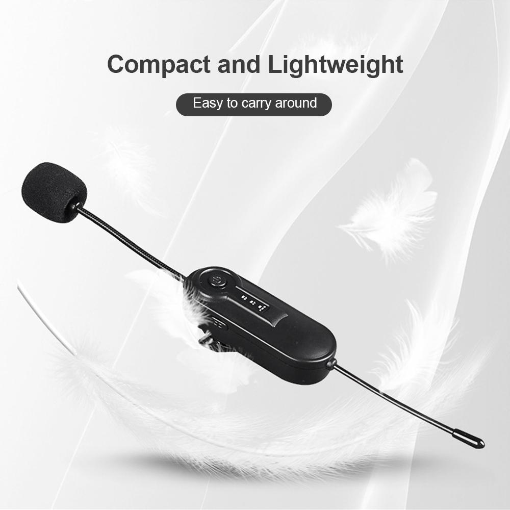 Bezdrôtový mikrofón UHF Clip-on Mic 50M Efektívny prenos Vstavaná batéria 3,5 mm konektor TRRS