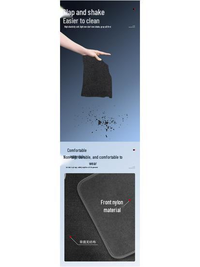 Black Nylon Dirt-Resistant Non-Slip Floor Mats for BYD Song Pro New Energy (2022-2024 Models)