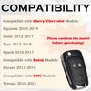Keyless Entry Remote Control Key Fob Replacement Fits for GMC Terrain 2010-  Chevy Equinox 2010- Sonic 2012-2017 Spark 2016-2017 Trax 2015-2018 Buick