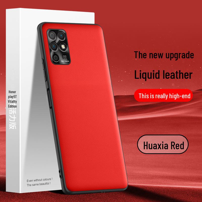 Skórzane etui ochronne zapobiegające upadkom dla Honor Play5T Vitality Edition