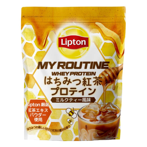 MY ROUTINE Lipton Collaboration Protein 600g (600g, Honey Milk Tea Flavor)