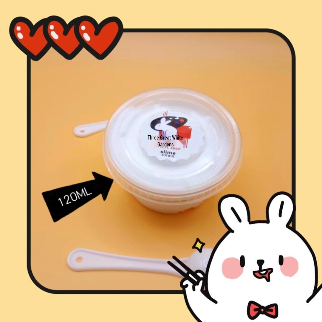 

Білий Кролик Бабл Патті: Цукерки з молочним ароматом, Чисто біла іграшка-антистрес з бульбашками для дітей.