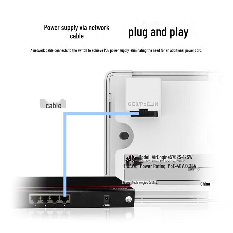 Huawei AP661 Enterprise WiFi 6 Tri-Band Ceiling Access Point (CN version)