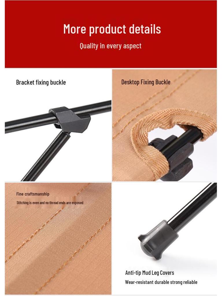 Ultra-Light Aluminum Folding Table & Stool for Outdoor Camping & Picnics