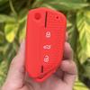 Silicone Car Remote Cover Case for VW Caddy Eos Golf Jetta Skoda Tiguan Beetle Polo Pass Passat B5 for Seat Skoda Modified Key