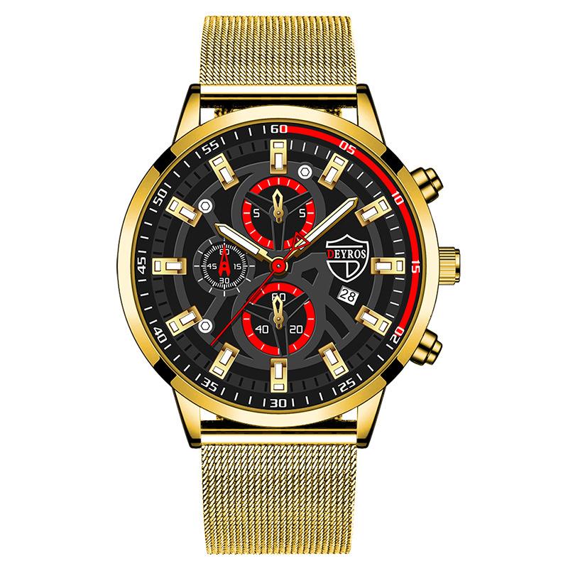 Men'S Watch Fashion Fully Automatic Calendar Luminous Quartz Watch