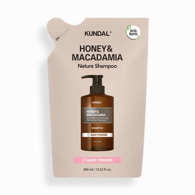 Honey & Macadamia Nature Shampoo Baby Powder Repill 400ml