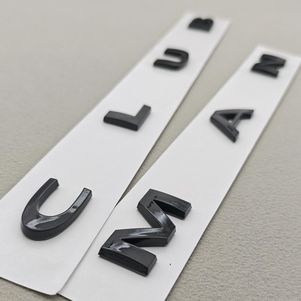 3D ABS Car Badge Letters Logo Clubman Cooper S Emblem Rear Trunk Sticker Decal Accessories For BMW MINI R53 R56 F55 F56 F65 JCW