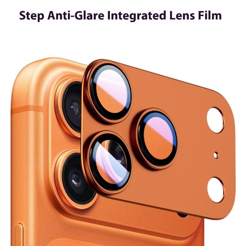 Matte Finish Camera Cover Guard Anti Fingerprint Drop Proof Film Design For Phone Shockproof Design Aluminum Alloy Frame
