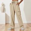 Cargo Sweatpants for Women Baggy Wide Leg High Waist Parachute Pants